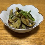 なすとちりめんじゃこ